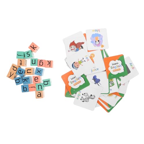 Vaguelly 1 Set Montessori Toys Für Kleinkinder Holzlesblöcke Flash -Karten Für Kinder Im Vorschulkinder Bildung Alphabet Lernspielzeug Vaguelly 1 Set Montessori Toys Für Kleinkinder Holzlesblöcke Flash -Karten Für Kinder Im Vorschulkinder Bildung Alphabet Lernspielzeug von Vaguelly