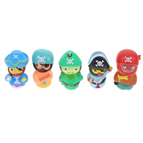 Vaguelly 1 Set Piratenfigur Mini Babys Puppen Mini Puppen Für Babys Finger Fingerpuppe Pädagogisches Piraten Fingerpuppen Vinyl von Vaguelly