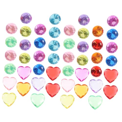 Vaguelly 1 Set Prinzessinnenschloss Schatzkiste Künstlicher Edelstein Edelsteine Tischdekoration Schmuck Dekorative Requisiten Dekorative Edelsteine Kleine Edelsteine von Vaguelly