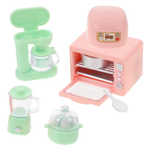 Vaguelly Spielgeschirr Für Kinderküche 1 Set Puppenhaus Geräte Puppenhaus Layout Mini Werkzeuge Zarte Mini Dekoration Puppenhaus Tiny House Zubehör Tiny House Küchenutensilien Mini Ofen von Vaguelly
