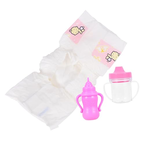 Vaguelly 1 Set Puppenspielzeug Zubehör Mädchenspielzeug Puppenhaus Zubehör Babys Puppen Miniatur Windeln Babypuppen Windeln Babyparty Für Mädchen Puppenflasche Vaguelly 1 Set Puppenspielzeug Zubehör Mädchenspielzeug Puppenhaus Zubehör Babys Puppen Miniatur Windeln Babypuppen Windeln Babyparty Für Mädchen Puppenflasche von Vaguelly