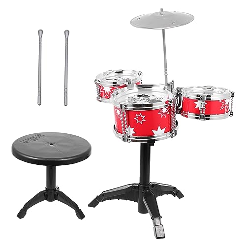 Vaguelly 1 Set Schlagzeug Frühpädagogisches Schlagzeug Trommelspielzeug Schlagzeug Sets Für Kleinkind Trommel Musikinstrumente Für Kleinkinder Musikinstrumente Kunststoff von Vaguelly