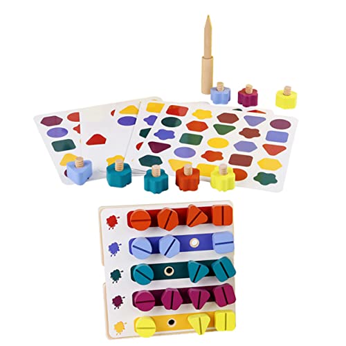 Vaguelly 1 Set Holzform Schraube Spielzeug Für Jungen Und Mädchen Tool Kit Kinderspielzeug Threading Spielzeug Für Jungen Und Mädchen Busy Board Spielzeug Vaguelly 1 Set Holzform Schraube Spielzeug Für Jungen Und Mädchen Tool Kit Kinderspielzeug Threading Spielzeug Für Jungen Und Mädchen Busy Board Spielzeug von Vaguelly