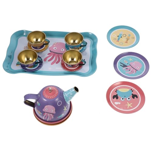 Vaguelly 1 Set Set Simulierte Tee Set Für Jungen Mini Mädchen Kleine Weihnachten Für Für Babys Weißblech von Vaguelly