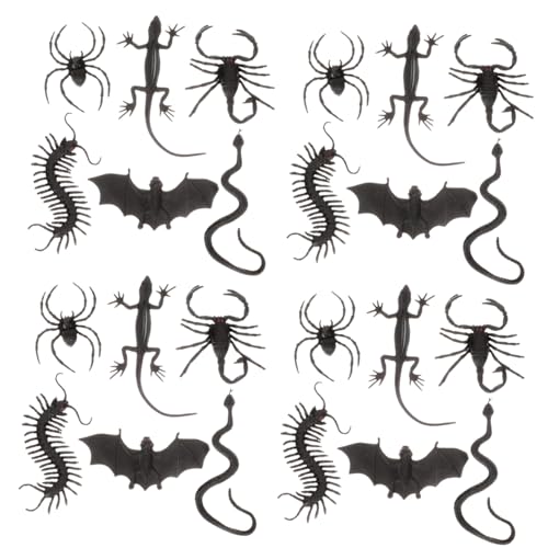 Vaguelly 1 Set Simuliertes Tierspielzeug Streich Falsche Schlange Halloween Halloween Spinne Halloween Trick Halloween Tausendfüßler Insekten Halloween Fledermäuse Vaguelly 1 Set Simuliertes Tierspielzeug Streich Falsche Schlange Halloween Halloween Spinne Halloween Trick Halloween Tausendfüßler Insekten Halloween Fledermäuse von Vaguelly