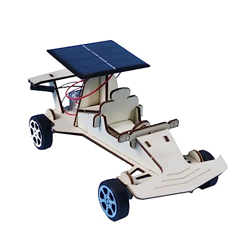 Vaguelly Solar- Und Mädchenspielzeug Zum Tragen 1 Satz Montageauto Solarenergiefahrzeug Pädagogisches Spielzeug von Vaguelly