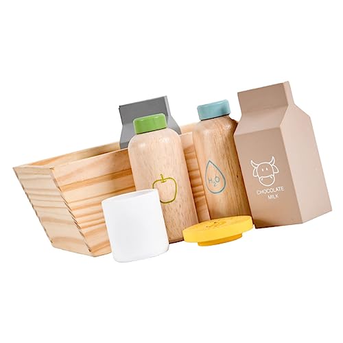 Vaguelly Jungen Und Mädchen Holz Küche Spielzeug Pretend Spielen Kochgeschirr Set Gewürze Flaschen von Vaguelly