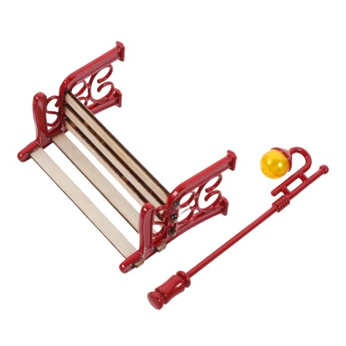 Vaguelly 1 Set Stuhl Straßenlaterne Puppenhausmöbel Miniaturbank Modell Miniaturstuhl Szene Lampe Straßenlaterne Modell Gartenlampe Miniatur Rote Zinklegierung Vaguelly 1 Set Stuhl Straßenlaterne Puppenhausmöbel Miniaturbank Modell Miniaturstuhl Szene Lampe Straßenlaterne Modell Gartenlampe Miniatur Rote Zinklegierung von Vaguelly