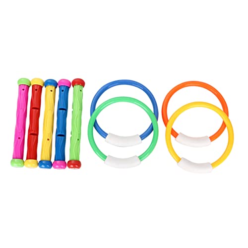 Vaguelly 1 Set Tauchen Sommer Schwimmen Wasser Schwimmen Pool Tauchen Ringe Wasser Pool Schwimmen Pool Spiele Schwimmen Tauchen Pool Tauchen Spiel Unterwasser Sinking Kunststoff von Vaguelly