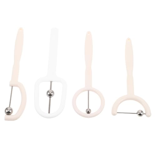 Vaguelly 1 Set Weiß Zunge Spitze Exerciser Edelstahl Zunge Spitze Trainer Werkzeug Lip Muscle Exerciser Zunge Exerciser Pp von Vaguelly
