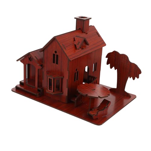 Vaguelly 1 Stück 3D- -Puzzle Puzzle rätselbuch kinderspielsachen Holzpuzzle D Holzpuzzle Holzrätsel Zusammengebautes Villenmodell Villa-Modell Brown Vaguelly 1 Stück 3D- -Puzzle Puzzle rätselbuch kinderspielsachen Holzpuzzle D Holzpuzzle Holzrätsel Zusammengebautes Villenmodell Villa-Modell Brown von Vaguelly