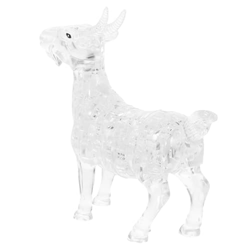 Vaguelly 1 Stück Dreidimensionales Kristallpuzzle Puzzles Für Ziege Desktop-Ornament Rätsel Für Tier Puzzles Für Bauen Für Geburtstagsgeschenk Aus Kristall Ziegenschmuck Weiß Vaguelly 1 Stück Dreidimensionales Kristallpuzzle Puzzles Für Ziege Desktop-Ornament Rätsel Für Tier Puzzles Für Bauen Für Geburtstagsgeschenk Aus Kristall Ziegenschmuck Weiß von Vaguelly