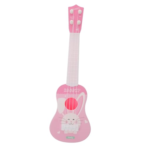 Vaguelly Gitarreninstrument-Spielzeug Für Kinder Akustikgitarre Im Vintage-Stil 4 Saiten Gitarrenspielzeug Für Die Entwicklung des Gehirns von Vaguelly