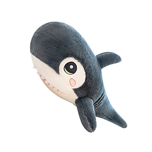Vaguelly 1 Stück Hai Puppe Kuscheltiere Enten Memory Foam Plüsch Fliegenhals Katze Reiseflugzeug Sofakissen Couchkissen Autokissen Mädchen Schlafzimmer Dekorative Puppe Pp Baumwolle von Vaguelly