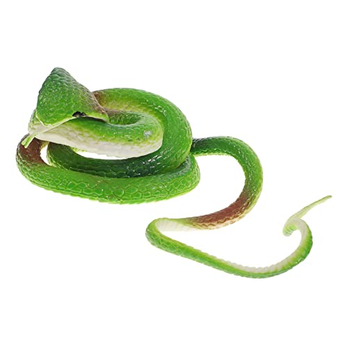 Vaguelly 1 Stück Halloween Imitierte Gummischlange Realistisches Schlangen für Streiche und Deko Grüne Cobra für Partys und Halloween Feste Vaguelly 1 Stück Halloween Imitierte Gummischlange Realistisches Schlangen für Streiche und Deko Grüne Cobra für Partys und Halloween Feste von Vaguelly