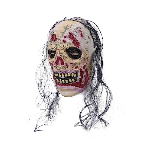 Vaguelly 1 Stück Halloween Zombie Maske Halloween Dekorationsmaske Halloween Party Maske Horror Halloween Maske Cosplay Maske Requisiten Zombie Maske Für Halloween von Vaguelly