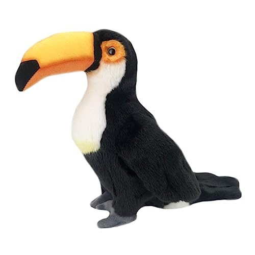 Vaguelly 1 Stück Plüsch Toucan Niedliches Cartoon Plüschtier für Hochwertige Verarbeitung Ansprechendes Design für Geburtstagsfeiern Spielkamerad von Vaguelly
