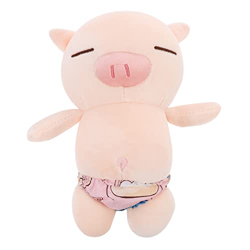 Vaguelly 1 Stück Plüschpuppe Puppe Badehose Pelziges Schweinekissen Plüschpuppe Umarmungspuppe Plüschschweinpuppe Weichere Schweinepuppe Schweinepuppe Plüsch von Vaguelly