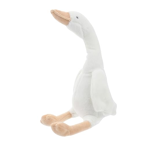Vaguelly 1 Stück Schwan Puppe Süßes Stofftier albern Gänse-Plüschtier Gänse-Plüschkissen Modepuppe Puppen kinderpuppe Toys Plush Toy dekorative Puppe Puppe Plüsch- Weiß von Vaguelly