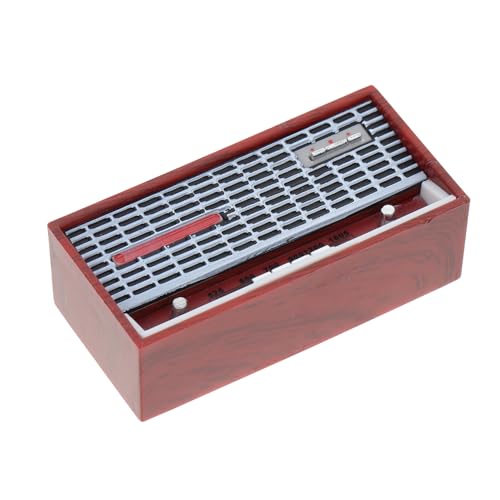 Vaguelly 1 Stück Tonbandgerät Modell Miniaturmöbel Desktop Haushaltsgeräte Vorgeben Miniatur Haushaltsgerät Zu Sein Miniatur Phonograph Grammophon Miniatur Retro Radio Rote Abs Vaguelly 1 Stück Tonbandgerät Modell Miniaturmöbel Desktop Haushaltsgeräte Vorgeben Miniatur Haushaltsgerät Zu Sein Miniatur Phonograph Grammophon Miniatur Retro Radio Rote Abs von Vaguelly