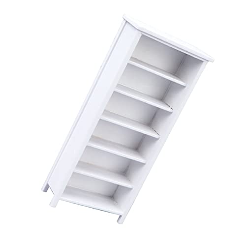 Vaguelly 1 Stück Vertikales Bücherregal Modell Bücherregal Mini Häuser Bücherregal Flache Räume Bausätze Puppenhaus Bücherregal Puppenhaus Tapete Ornamente Zum Basteln Das von Vaguelly