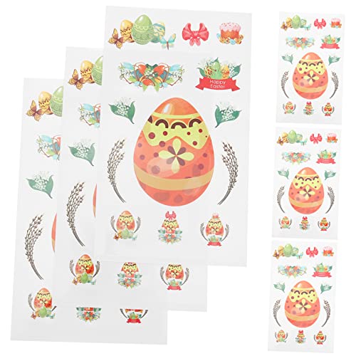 Vaguelly 10blätter Ostern Aufkleber Bunte Eier-Muster Klebeetiketten Für Kindergeburtstag Und Deko Für Bastelprojekte Und Partys Vaguelly 10blätter Ostern Aufkleber Bunte Eier-Muster Klebeetiketten Für Kindergeburtstag Und Deko Für Bastelprojekte Und Partys von Vaguelly