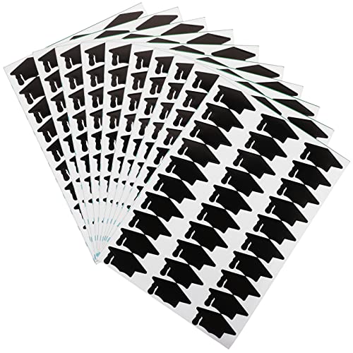 Vaguelly 10 Blatt Selbstklebende Doktorhut Aufkleber Kreative Dekoration für Abschlussfeiern DIY Einfach Anzubringen Langlebig und Sicher für Familien und Freunde Vaguelly 10 Blatt Selbstklebende Doktorhut Aufkleber Kreative Dekoration für Abschlussfeiern DIY Einfach Anzubringen Langlebig und Sicher für Familien und Freunde von Vaguelly