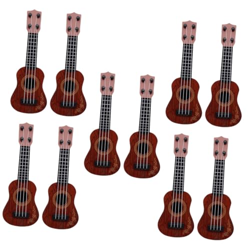 Vaguelly 10 STK Mini-Ukulele kinderinstrumente Kinder musikinstrumente Mini-Gitarrenspielzeug Ukulele-Spielzeug Spielzeug für Kleinkinder Spielzeuge Plastikgitarrenmodell Kinder Gitarre von Vaguelly