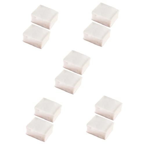 Vaguelly 10 STK Simuliertes Tofu-Modell Requisiten aus dem Tofu-Laden lebensechter Tofu Kinderspielzeug Modelle Spielzeuge künstlicher Tofu Bäckerei Foto Requisiten Zubehör von Vaguelly