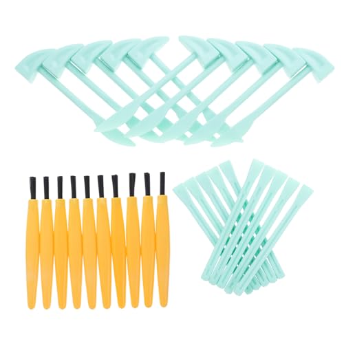 Vaguelly Pädagogisches Kinder-Werkzeug-Set 10 Sets Ausgrabungsspielzeug Hammer Meißel Pinsel Für Jungen Und Mädchen von Vaguelly