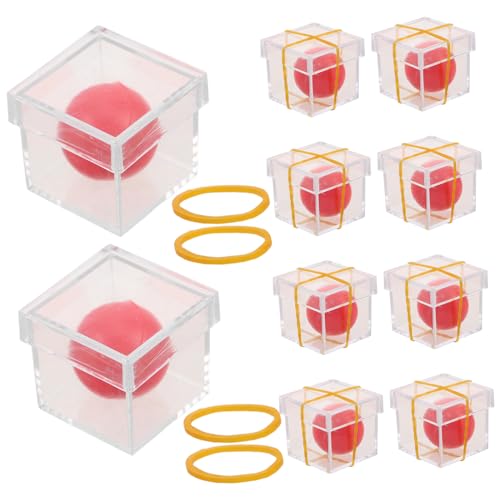 Vaguelly 10 Sets Ball Penetrate Prop: Einzigartige Penetration Clear Box Trick Performance Requisiten - Kunststoff Interaktion Gimmick Versorgung Für Bühnenparty Versammlung Vaguelly 10 Sets Ball Penetrate Prop: Einzigartige Penetration Clear Box Trick Performance Requisiten - Kunststoff Interaktion Gimmick Versorgung Für Bühnenparty Versammlung von Vaguelly