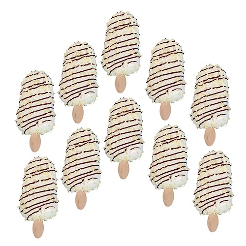Vaguelly 10 Stck. Simulations-Eiscrememodell hochzeitsdeko hochzeitsdeco hochzeitdeko Schaufensterdekoration simuliertes am Stiel Requisiten für Eiscreme-Displays PVC Weiß Vaguelly 10 Stck. Simulations-Eiscrememodell hochzeitsdeko hochzeitsdeco hochzeitdeko Schaufensterdekoration simuliertes am Stiel Requisiten für Eiscreme-Displays PVC Weiß von Vaguelly