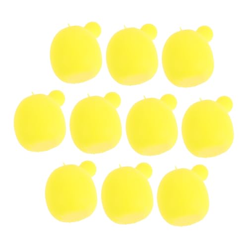 Vaguelly 10 Stück Blasenblasenkern interaktives Squeeze Weiche Puppen Teile Zubehör Reparatur Teile Einsätze Yellow von Vaguelly