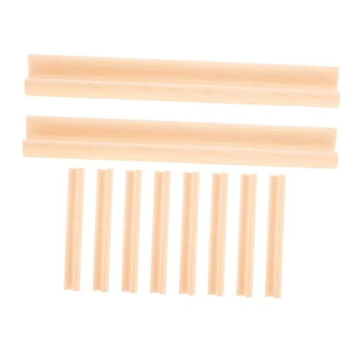 Vaguelly 10 Stück Englische Alphabetbasis Gestell Domino-ständer Bingo-Karten Domino-tabletts Automatisch Aktion Block Desktop-Racks Krocket Jumbo Fliesen Plus Hölzern Beige Vaguelly 10 Stück Englische Alphabetbasis Gestell Domino-ständer Bingo-Karten Domino-tabletts Automatisch Aktion Block Desktop-Racks Krocket Jumbo Fliesen Plus Hölzern Beige von Vaguelly