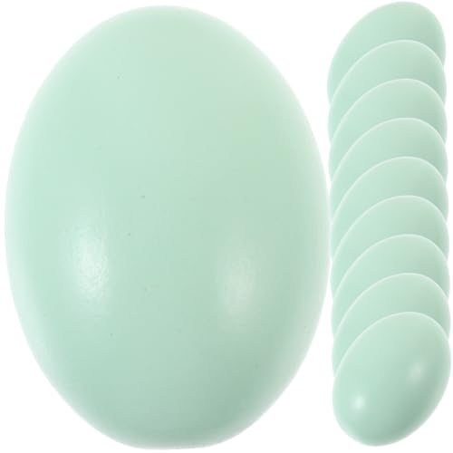 Vaguelly 10 Stück Fake Eier Holz Basteleier Holzeier Zum Bemalen Basteleier Eier Blanko Ei Ornament Vaguelly 10 Stück Fake Eier Holz Basteleier Holzeier Zum Bemalen Basteleier Eier Blanko Ei Ornament von Vaguelly