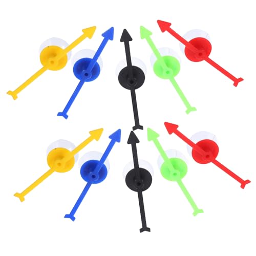Vaguelly 10 Stück Glücksradzeiger Spiel, Brettspielpfeil Rotierende Drehteller-spielspielzeuge Mit Rotierenden Pfeilen Desktop-pfeilspielzeug Plastik Vaguelly 10 Stück Glücksradzeiger Spiel, Brettspielpfeil Rotierende Drehteller-spielspielzeuge Mit Rotierenden Pfeilen Desktop-pfeilspielzeug Plastik von Vaguelly