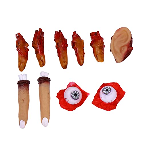 Vaguelly 10 Stück Halloween Organ Kombinations Requisiten Horror Augäpfel Maske Halloween Streich Aufblasbare Vampirzähne Halloween Finger Requisiten Halloween Streiche Gebrochener Vaguelly 10 Stück Halloween Organ Kombinations Requisiten Horror Augäpfel Maske Halloween Streich Aufblasbare Vampirzähne Halloween Finger Requisiten Halloween Streiche Gebrochener von Vaguelly