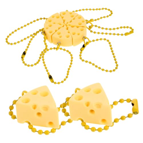 Vaguelly 10 Stück Käseornamente käseform käse-geschenkideen Käse Partygeschenk Käse Design rostfrei Käse-Anhänger für Auto-Schlüsselanhänger, süßer Anhänger Taschenanhänger Metall Khaki von Vaguelly