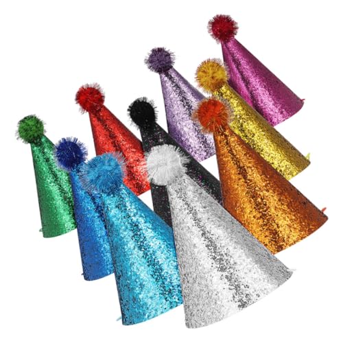 Vaguelly 10 Stücke Glitter Geburtstag Party Hüte Set Bunte Dekorationen Hut Für Kinder Baby Lieferungen Spielzeug Party Kopfbedeckungen Vaguelly 10 Stücke Glitter Geburtstag Party Hüte Set Bunte Dekorationen Hut Für Kinder Baby Lieferungen Spielzeug Party Kopfbedeckungen von Vaguelly