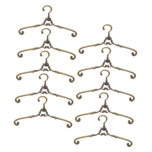 Vaguelly 10 Stück Kleiderbügel für Puppen Kleiderbügel aus Antikbronze Puppenkleidung und Puppenhaus Zubehör Stabil und Praktisch für Anordnung von Outfits Vaguelly 10 Stück Kleiderbügel für Puppen Kleiderbügel aus Antikbronze Puppenkleidung und Puppenhaus Zubehör Stabil und Praktisch für Anordnung von Outfits von Vaguelly
