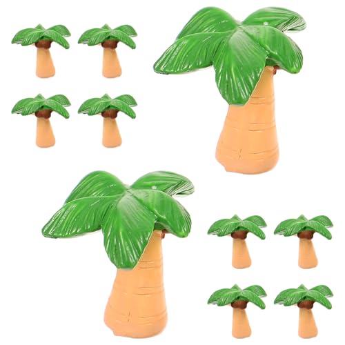 Vaguelly 10 Stück Mini Kokosnussbaum Modell für Mikrolandschaft Dekoration Realistische Baumfiguren für Sandtischgestaltung und Gartenaccessoires Vaguelly 10 Stück Mini Kokosnussbaum Modell für Mikrolandschaft Dekoration Realistische Baumfiguren für Sandtischgestaltung und Gartenaccessoires von Vaguelly