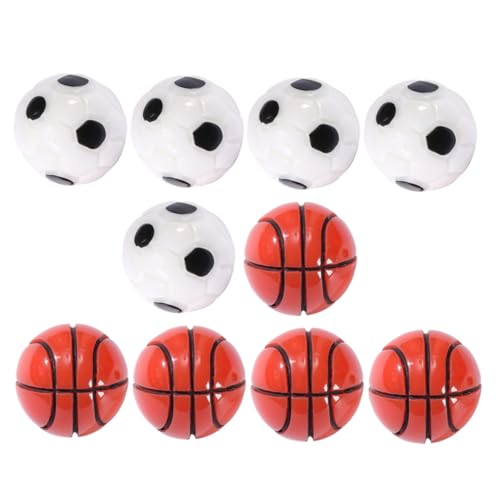 Vaguelly Miniatur-Sport- -Set 10 Stück Weiche Fußball- Und Basketball-Modelle Für Die Heimdekoration Vaguelly Miniatur-Sport- -Set 10 Stück Weiche Fußball- Und Basketball-Modelle Für Die Heimdekoration von Vaguelly