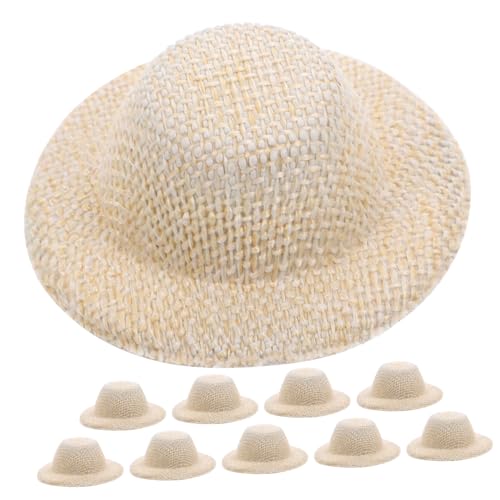 Vaguelly 10 Stück Mini-Strohhut Babypuppenkleidung Mini-weihnachtsschmuck Winzige Formelle Hüte Rosa Hut Mini-strohstrickmützen Minihüte Zum Basteln Kindermütze Kleiner Hut Eva Vaguelly 10 Stück Mini-Strohhut Babypuppenkleidung Mini-weihnachtsschmuck Winzige Formelle Hüte Rosa Hut Mini-strohstrickmützen Minihüte Zum Basteln Kindermütze Kleiner Hut Eva von Vaguelly