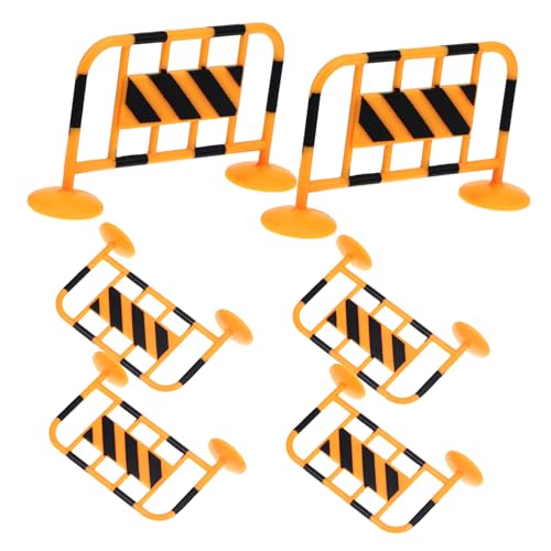 Vaguelly Verkehrszeichen Spiel Kinder- Mini Verkehrsschilder Mini Straßenblockade Modell Für Realistische Verkehrshindernisse Und Absperrungen Für Kreative Baustellen Spiele von Vaguelly