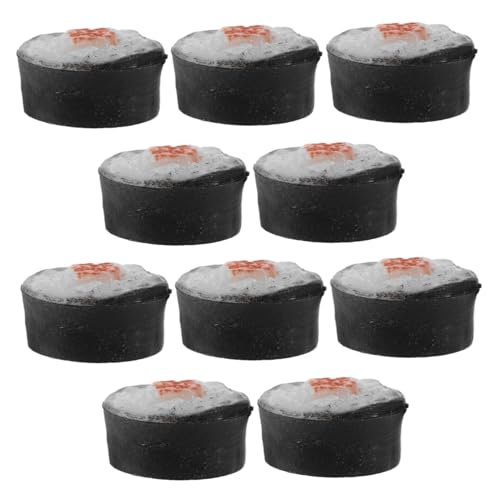 Vaguelly 10 Stück Miniatur Sushi Spielset Teiliges Set Realistische Sushi Modelle für Kreative Lernspielzeuge Dekorative Accessoires für Zuhause und Büro Rollenspiel für Jungen und Mädchen Vaguelly 10 Stück Miniatur Sushi Spielset Teiliges Set Realistische Sushi Modelle für Kreative Lernspielzeuge Dekorative Accessoires für Zuhause und Büro Rollenspiel für Jungen und Mädchen von Vaguelly
