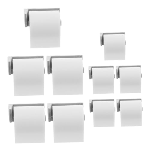 Vaguelly 10 Stück Miniatur-badezimmerzubehör Für Puppenhäuser, Mini-toilettenpapierrollen, Simulations-taschentuchhalter Im Maßstab 1:12 Für Puppenhaus-Dekoration, Mini-zuhause Für Vaguelly 10 Stück Miniatur-badezimmerzubehör Für Puppenhäuser, Mini-toilettenpapierrollen, Simulations-taschentuchhalter Im Maßstab 1:12 Für Puppenhaus-Dekoration, Mini-zuhause Für von Vaguelly