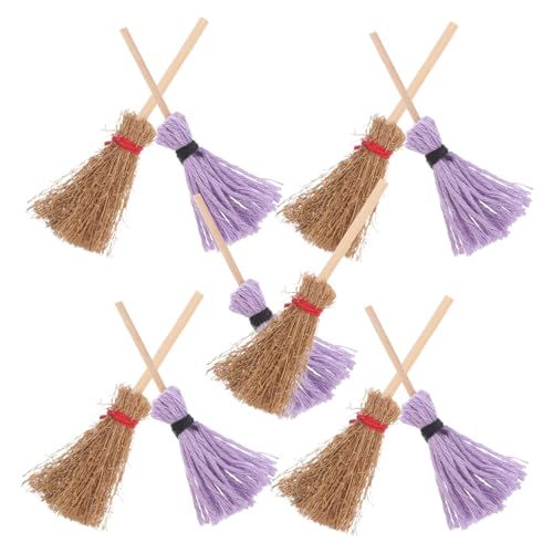 Vaguelly 10 Stück Miniaturbesen Set Teilig Realistische Reinigungswerkzeuge für Puppenhäuser und Mikro Landschaften Besen und Mop Detailreiche Nachbildung für Authentische Spielwelten Vaguelly 10 Stück Miniaturbesen Set Teilig Realistische Reinigungswerkzeuge für Puppenhäuser und Mikro Landschaften Besen und Mop Detailreiche Nachbildung für Authentische Spielwelten von Vaguelly