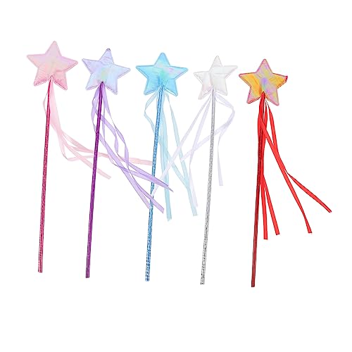 Vaguelly Jungen Und Mädchen 10 Stück Sterne Glitzernde Weiche Fee Ideal Für Halloween Cosplay von Vaguelly