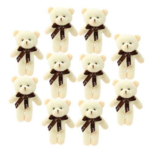 Vaguelly 10 Stück Plüschbär-schlüsselanhänger Tiere Hase Figur Mini Tragen Puppe Ausgestopft Bündeln Karikatur Kaninchen Bären Cartoon-bär Baumwolle Beige Vaguelly 10 Stück Plüschbär-schlüsselanhänger Tiere Hase Figur Mini Tragen Puppe Ausgestopft Bündeln Karikatur Kaninchen Bären Cartoon-bär Baumwolle Beige von Vaguelly