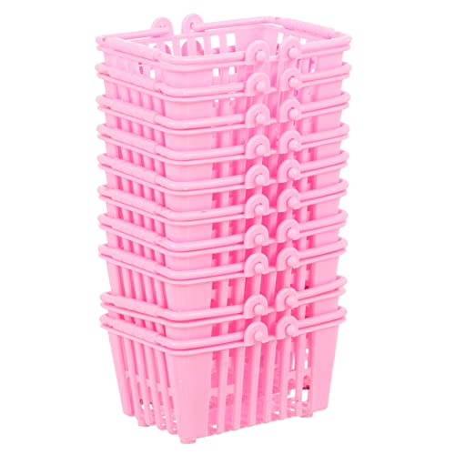 Vaguelly 10 Stück Puppenhaus Einkaufskorb Mini Korb Aufbewahrungskorb Einkaufskorb Miniatur Spielzeugkorb Einkaufen Kleines Mini Mini Lebensmittelkorb Kunststoff Rosa Vaguelly 10 Stück Puppenhaus Einkaufskorb Mini Korb Aufbewahrungskorb Einkaufskorb Miniatur Spielzeugkorb Einkaufen Kleines Mini Mini Lebensmittelkorb Kunststoff Rosa von Vaguelly